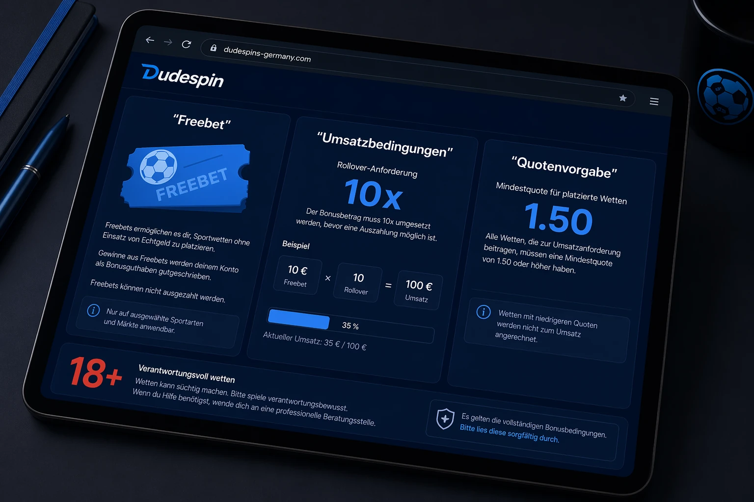 Dudespin Odds und Wettarten im Detail